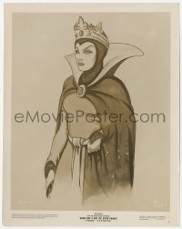 6c1453 SNOW WHITE & THE SEVEN DWARFS 8x10.25 still 1937 Disney cartoon classic, The Evil Queen!