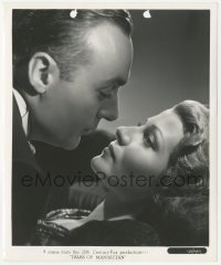 6c1501 TALES OF MANHATTAN 8.25x10 still 1942 best romantic close up of Rita Hayworth & Charles Boyer!