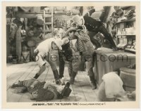 6c1509 TELEGRAPH TRAIL 8x10.25 still 1933 John Wayne & men brawling in general store, ultra rare!