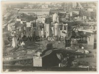 6c1515 THIEF OF BAGDAD candid deluxe 7.25x9.5 still 1924 aerial view of city set at United Artists!