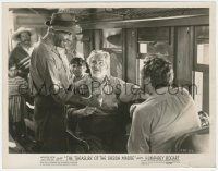 6c1536 TREASURE OF THE SIERRA MADRE 8x10.25 still 1948 Humphrey Bogart, Holt & Huston on train!