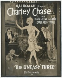 6c1541 UNEASY THREE 8x10 still 1925 great art used on the one-sheet, directed by Leo McCarey, rare!