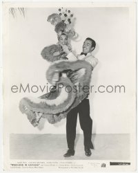 6c1565 WEEK-END IN HAVANA 8x10.25 still 1941 full-length Cesar Romero dancing with Carmen Miranda!
