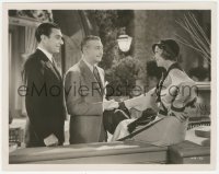 6c1566 WEEK-END MARRIAGE 8x10.25 still 1932 Loretta Young smiling at George Brent & Richard Tucker!