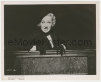 6c1584 WITNESS FOR THE PROSECUTION 8.25x10 still 1958 c/u of crazed Marlene Dietrich on the stand!