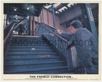 6c0817 FRENCH CONNECTION color English FOH LC 1971 Gene Hackman in movie chase climax spoiler!