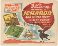 6c0001 ADVENTURES OF ICHABOD & MISTER TOAD TC 1949 BING and WALT wake up Sleepy Hollow with a BANG!