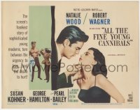 6c0003 ALL THE FINE YOUNG CANNIBALS TC 1960 Robert Wagner w/ Natalie Wood & getting hit by Kohner!