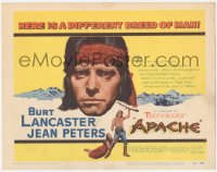 6c0007 APACHE TC 1954 Native American Burt Lancaster & Jean Peters, directed by Robert Aldrich!