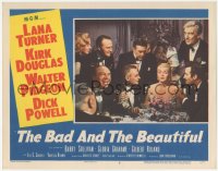 6c0276 BAD & THE BEAUTIFUL LC #3 1953 Lana Turner, Walter Pidgeon, Carroll, Gilbert Roland & Stewart!