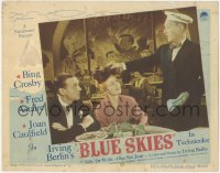 6c0312 BLUE SKIES LC #6 1946 Fred Astaire & Joan Caulfield stare at Bing Crosby in chef's cap!
