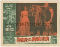 6c0320 BRIDE OF THE MONSTER LC #1 1956 Ed Wood, Tor Johnson watches Bela Lugosi hypnotize girl!