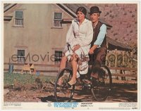 6c0332 BUTCH CASSIDY & THE SUNDANCE KID LC #3 1969 Paul Newman & Katharine Ross on bicycle!