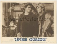 6c0339 CAPTAINS COURAGEOUS LC #8 R1962 Spencer Tracy is told Freddie Bartholomew is bad luck!