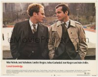 6c0340 CARNAL KNOWLEDGE LC #8 1971 great close up of Jack Nicholson & Art Garfunkel, Mike Nichols!