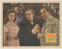 6c0341 CASTLE IN THE DESERT LC 1942 Sidney Toler as Charlie Chan by Geray staring at Arleen Whelan!