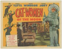 6c0343 CAT-WOMEN OF THE MOON LC 1953 Sonny Tufts, Marie Windsor & Victor Jory with several aliens!