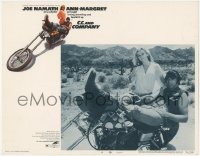 6c0334 C.C. & COMPANY LC #6 1970 best portrait of Joe Namath & Ann-Margret relaxing on motorcycle!