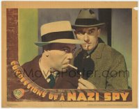 6c0367 CONFESSIONS OF A NAZI SPY LC 1939 close up of tough bad guys Lionel Royce & Henry Victor!