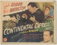 6c0037 CONTINENTAL EXPRESS TC 1942 Herbert Mason's The Silent Battle, Rex Harrison, Loder, Hobson