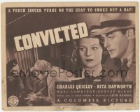 6c0038 CONVICTED TC 1938 torch singer Rita Hayworth turns on the heat to smoke out a rat!