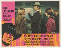 6c0373 COOGAN'S BLUFF LC #7 1968 great image of Clint Eastwood slapping suspect, Don Siegel!
