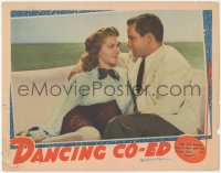 6c0386 DANCING CO-ED LC 1939 young Lana Turner won't kiss Richard Carlson just yet!