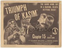 6c0050 DESERT HAWK chapter 15 TC 1944 Gilbert Roland, Columbia Arabian serial, The Triumph of Kasim!