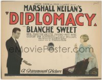 6c0052 DIPLOMACY TC 1926 Blanche Sweet shows Neil Hamilton contents of her suitcase, rare!