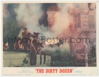 6c0401 DIRTY DOZEN LC #3 1967 Charles Bronson, Lee Marvin & survivors escaping at climax!