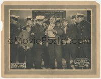 6c0406 DO DETECTIVES THINK LC 1927 undercover detective Oliver Hardy catches crook, ultra rare!
