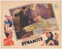 6c0418 DYNAMITE LC 1929 Cecil B. DeMille, Charles Bickford with money threatens Kay Johnson!
