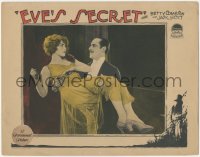6c0420 EVE'S SECRET LC 1925 French duke Jack Holt makes peasant girl Betty Compson his wife, rare!