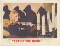 6c0425 EYE OF THE DEVIL LC #3 1966 Sharon Tate offers white dove killed by arrow for sacrifice!
