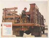 6c0431 FIVE EASY PIECES int'l LC #1 R1970 great image of Jack Nicholson playing piano on a truck!