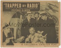 6c0433 FLYING G-MEN chapter 7 LC 1939 Robert Paige & three other men are Trapped by Radio!