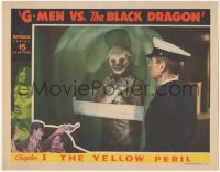6c0443 G-MEN VS. THE BLACK DRAGON chapter 1 LC 1943 creepy mummy, The Yellow Peril, full-color!