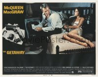 6c0448 GETAWAY LC #4 1972 Steve McQueen & sexy Ali McGraw with cash on bed, Sam Peckinpah!