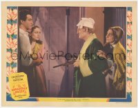6c0461 GORGEOUS HUSSY LC 1936 Lionel Barrymore pointing guns at Joan Crawford & Robert Taylor!