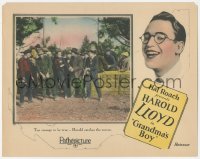 6c0462 GRANDMA'S BOY LC R1920s Harold Lloyd becomes a hero by catching notorious thief, rare!