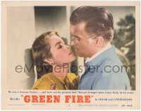 6c0465 GREEN FIRE LC #4 1954 best romantic close up of beautiful Grace Kelly & Stewart Granger!