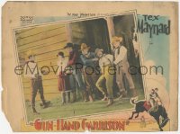 6c0466 GUN-HAND GARRISON LC 1927 Kermit Maynard rescues Ruby Blaine & catches the bad guys, rare!