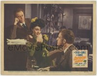 6c0469 HANGOVER SQUARE LC 1945 close up of sexy Linda Darnell seducing Laird Cregar playing piano!