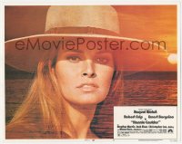 6c0470 HANNIE CAULDER LC #8 1972 wonderful close up of Raquel Welch superimposed over ocean sunset!