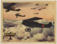 6c0473 HELL'S ANGELS LC 1930 Howard Hughes air spectacle, cool image of World War I planes, rare!