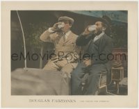 6c0482 HIS MAJESTY THE AMERICAN LC 1919 Douglas Fairbanks rides in hansom cab & drinks milk w/driver!