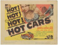 6c0086 HOT CARS TC 1956 John Bromfield, rollercoaster, sexy bad girl Joi Lansing, a red-hot racket!