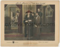 6c0502 IDLE CLASS LC 1921 Edna Purviance & her friends look for hiding Charlie Chaplin, very rare!