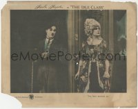 6c0501 IDLE CLASS LC 1921 Charlie Chaplin pretends to be Edna Purviance's missing husband, rare!