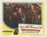 6c0506 INDISCRETION OF AN AMERICAN WIFE LC 1954 Montgomery Clift & young Richard Beymer by train!